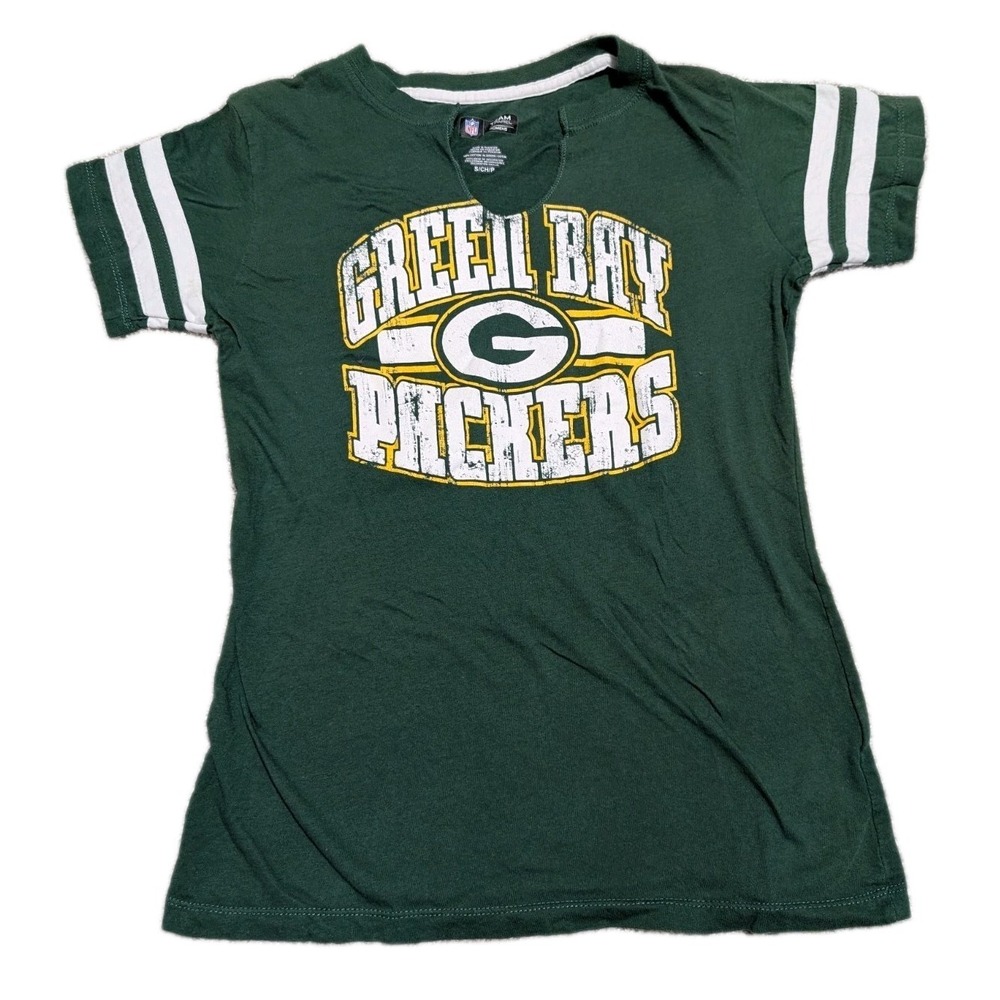 Team Apparel Shirt, Women's Size Small, NFL Green Bay Packers